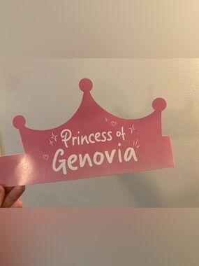 The Princess Diaries Genovia Paper Crown - BookCon Promo 2026 - Meg Cabot Swag